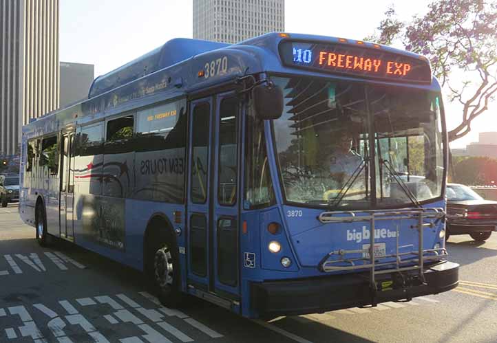Big Blue Bus NABI 40-LFW 3870